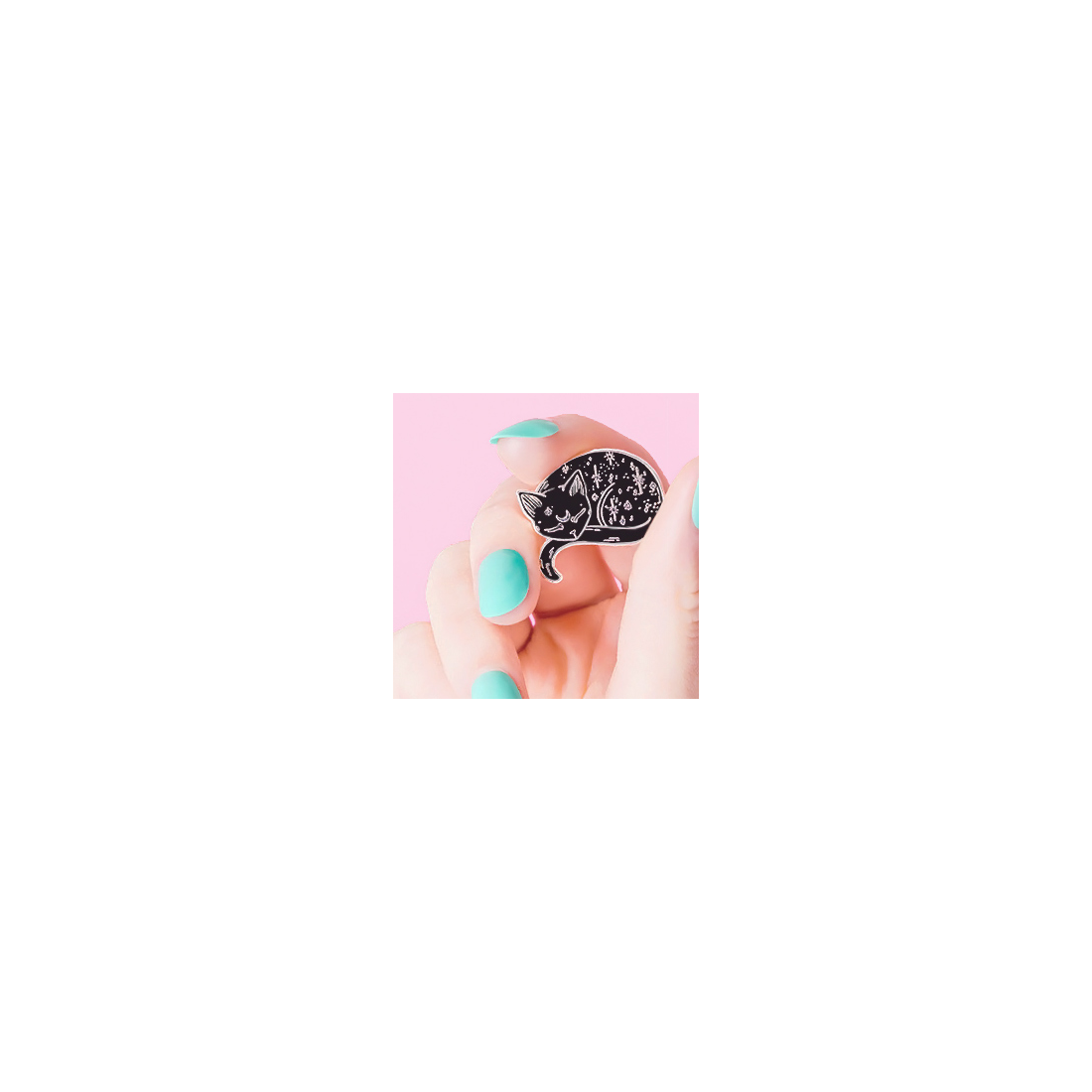 Mystical cat pin's