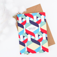 Carte Papier Tigre - Bonnes fêtes