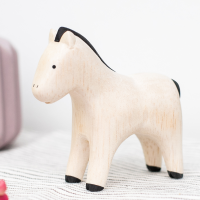 Pole pole - le poney - Bois sculpté à la main - Japon