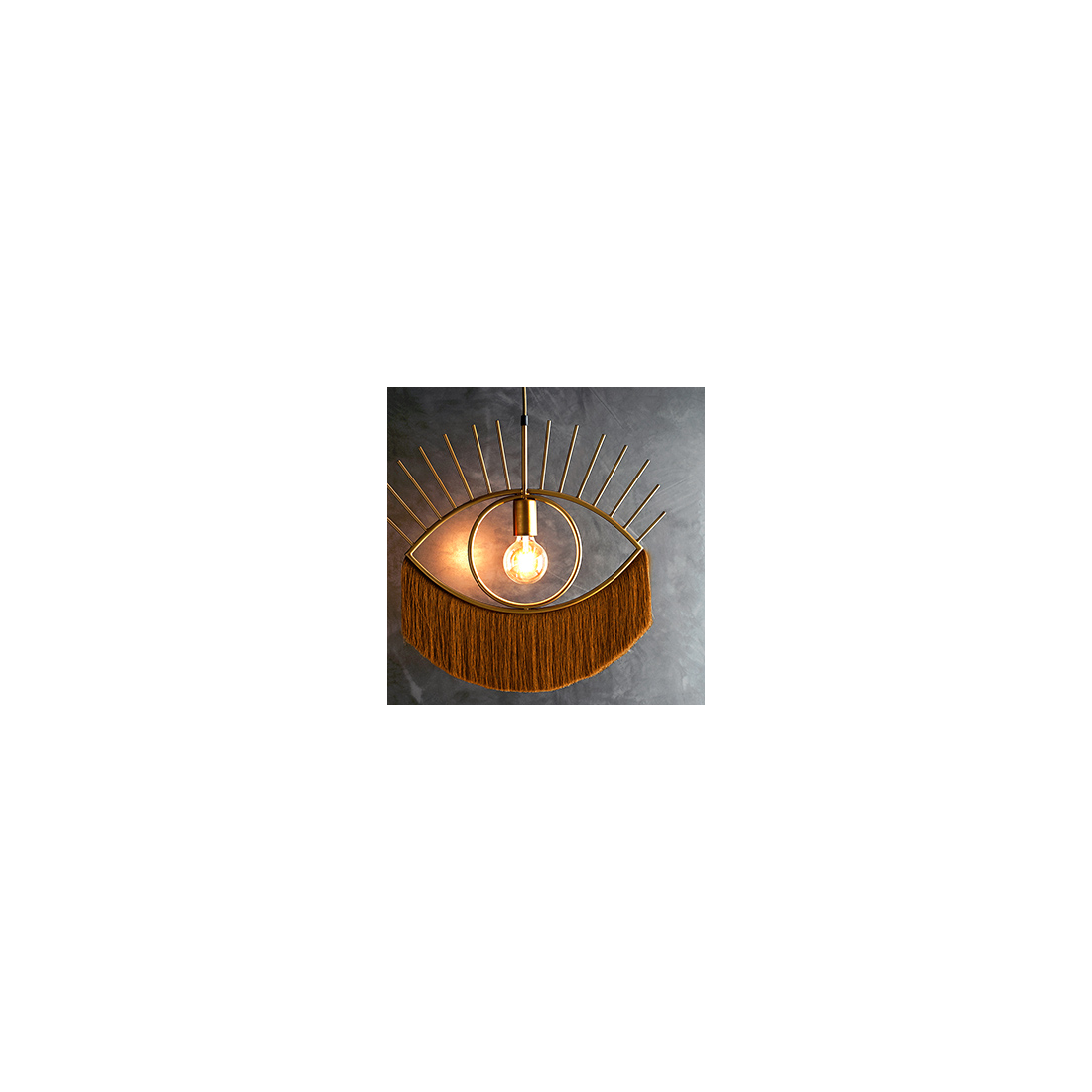 Golden Eye Pendant Lamp By Madam Stoltz 
