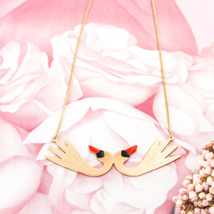 Collier - Cygnes