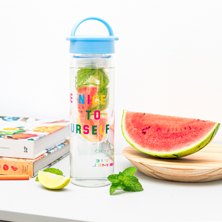 Gourde avec infuseur - Be nice to yourself