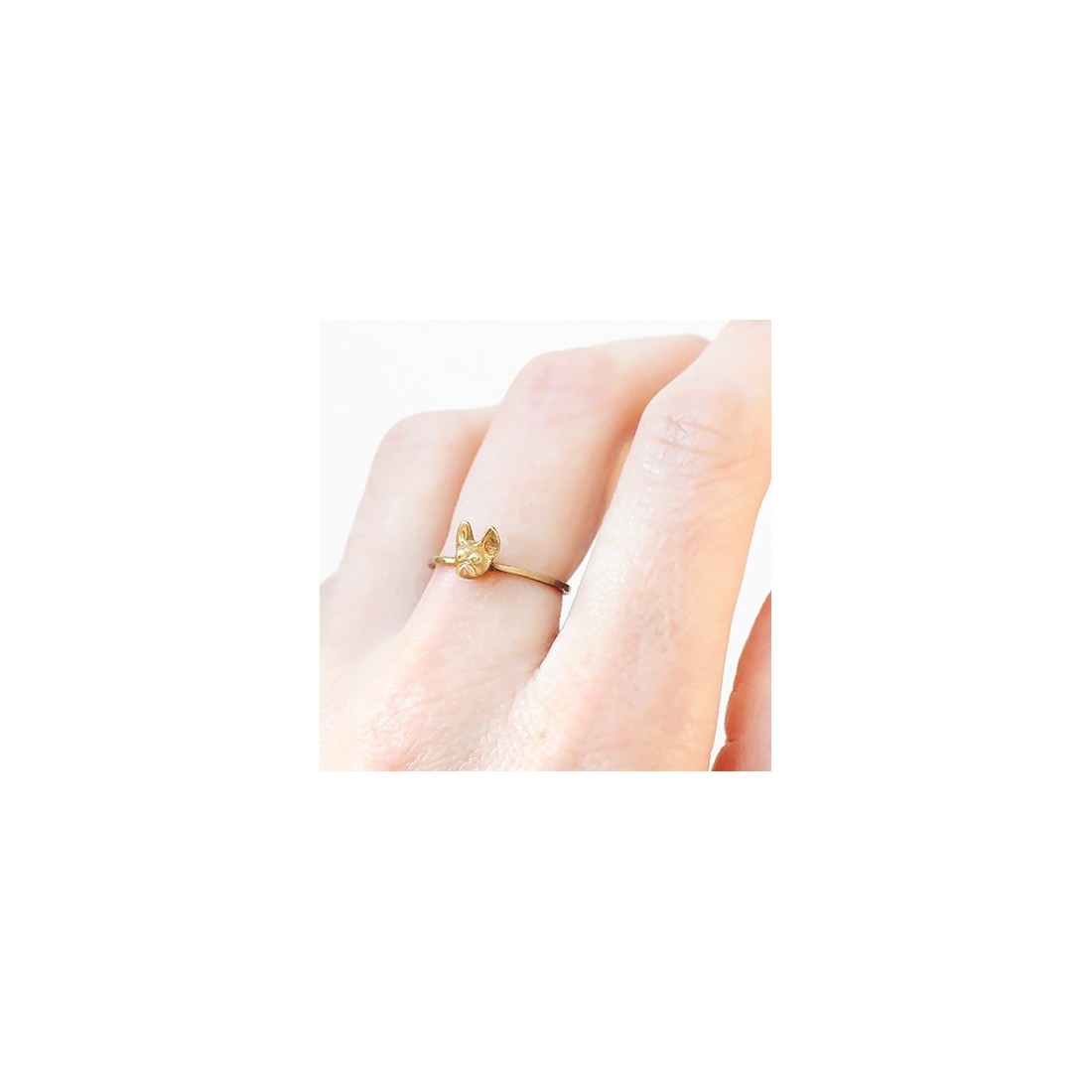 French bulldog - bague