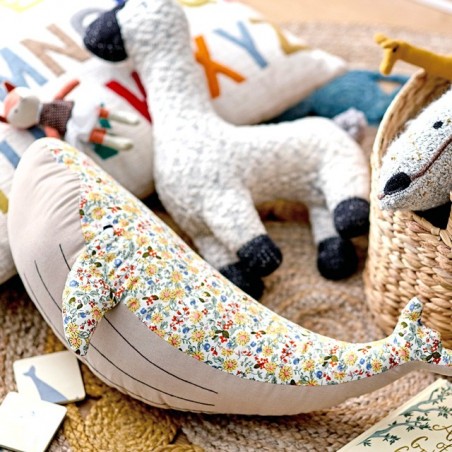 Grande peluche Bloomingville - Gunne, la baleine