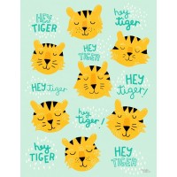 Hey tiger - print