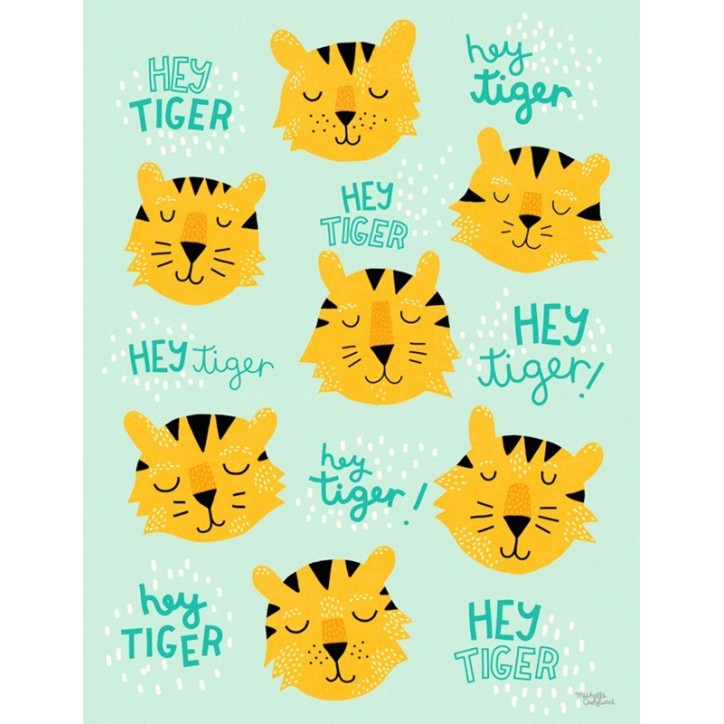 Hey tiger - print