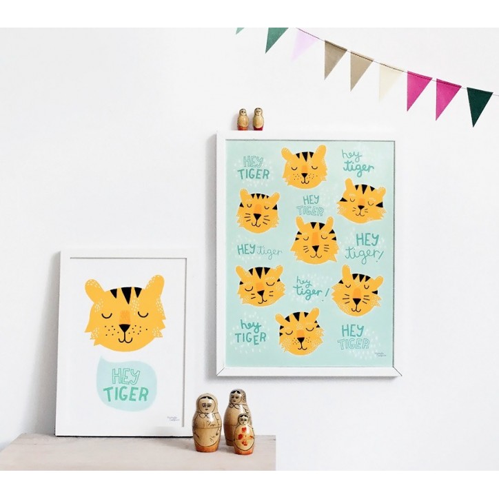 Hey tiger - print