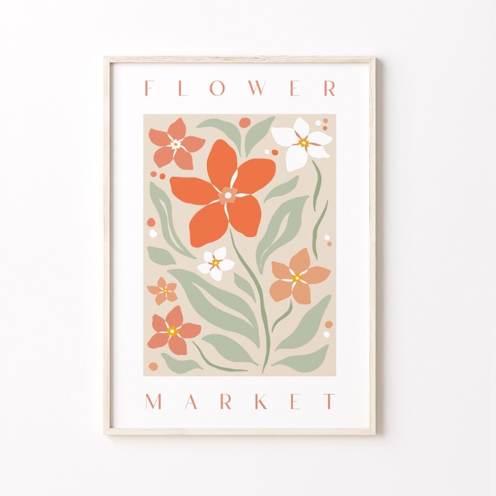 Affiche - Flower market