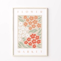 Affiche - Flower market (petites fleurs)