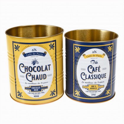 Set de 2 pots - Chocolat chaud et café