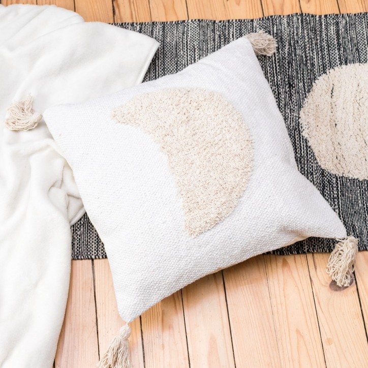 Coussin - Croissant de lune (blanc)