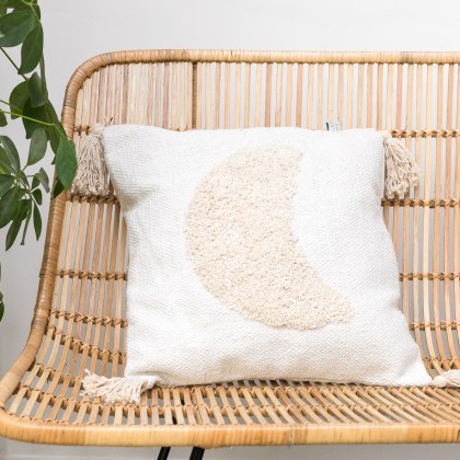 Coussin - Croissant de lune (blanc)