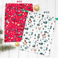 Pochette cadeau en coton réutilisable