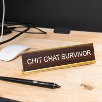 Chevalet de bureau - Chit chat survivor