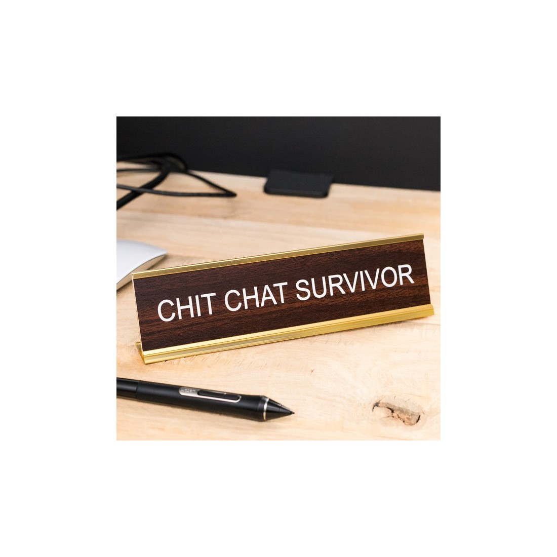 Chevalet de bureau - Chit chat survivor