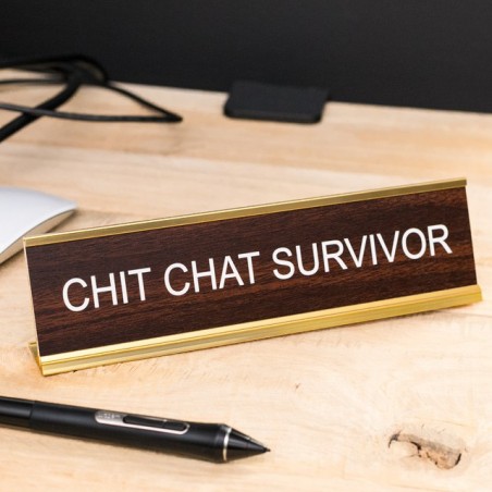 Chevalet de bureau - Chit chat survivor