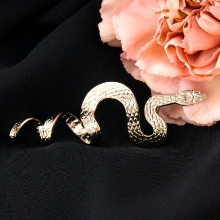 Grand pin's en or - Serpent