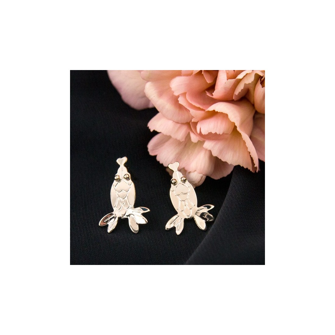 Boucles d'oreilles - Tête de serpent