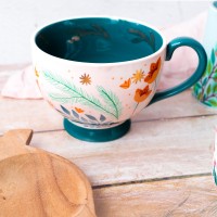 Tasse en porcelaine - Jardin secret (lapin)
