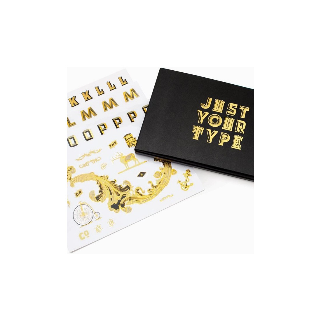 Stickers dorés - Just your type