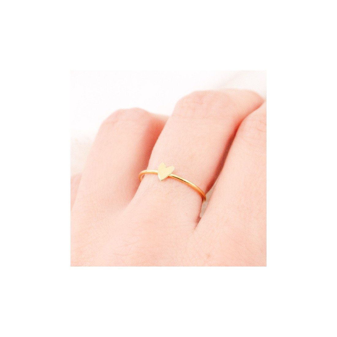 Bague coeur - Grant (or)