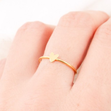 Bague coeur - Grant (or)