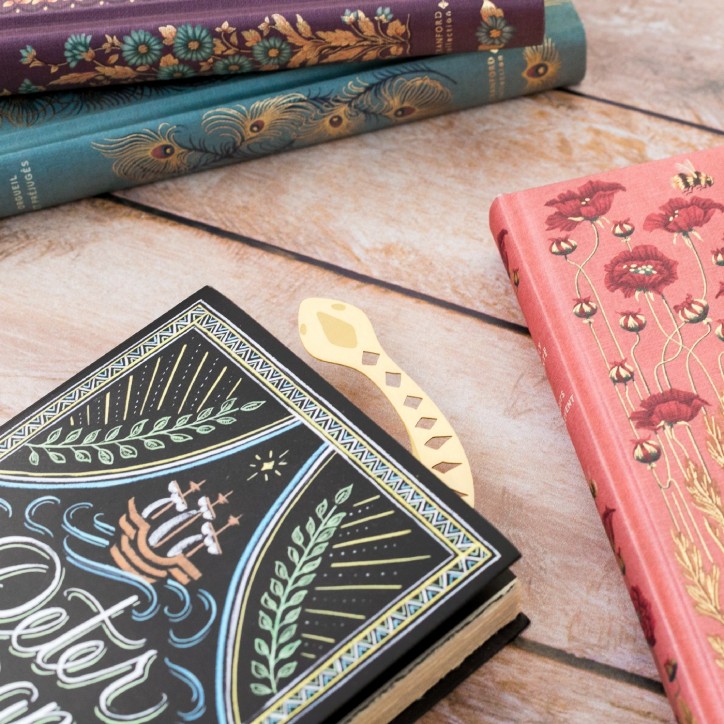 Grand marque-page doré - Mister Slithers
