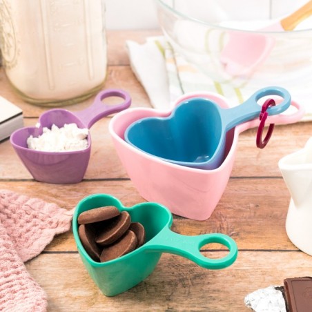 Set de cups à mesurer - Coeurs