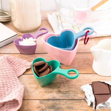 Set de cups à mesurer - Coeurs