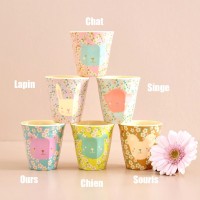 Gobelet en mélamine - Animals