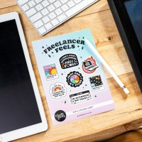 Sticker sheet - Freelancer feels