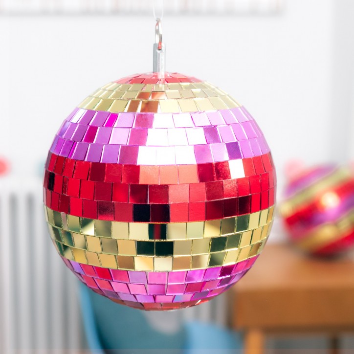 Boule à facettes disco - Rainbow