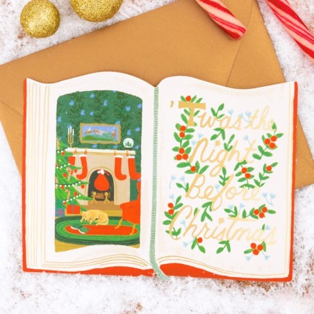 Carte de Noël - Twas the night before Christmas