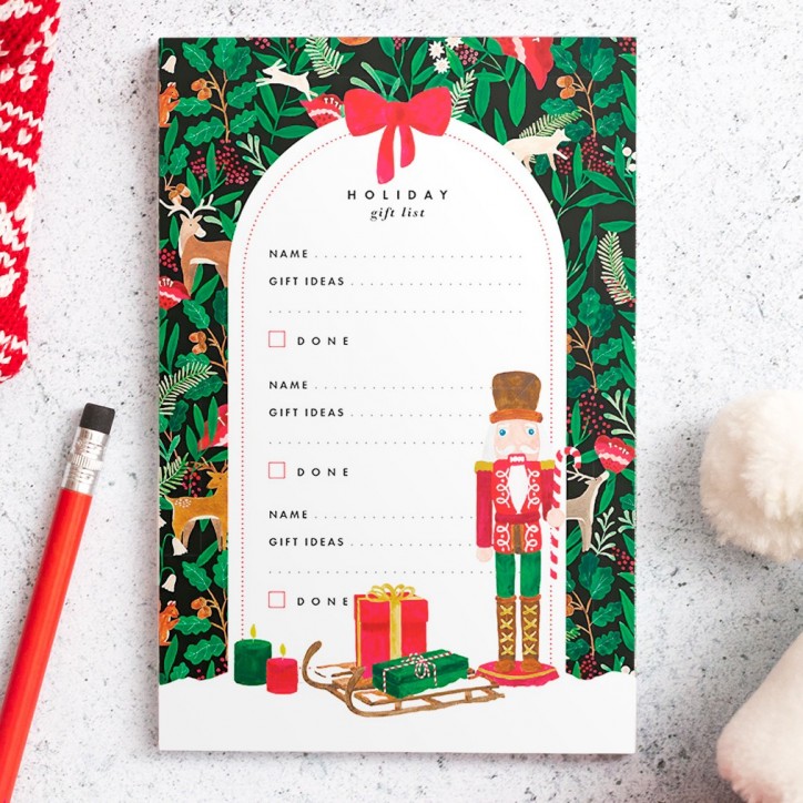 Notepad - Christmas list