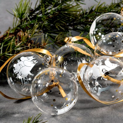 Set de boules de Noël Moomin - Sparkling stars