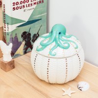 Boîte en porcelaine - Coral octopus