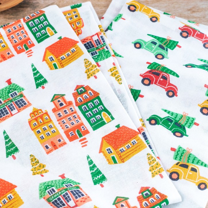 Set de 2 torchons - Candy cane lane