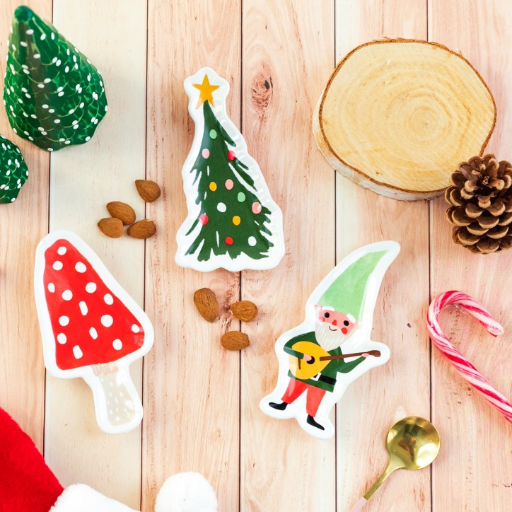 Set de 3 coupelles - Gnome for the holidays Set de 3 coupelles - Gnome for the holidays