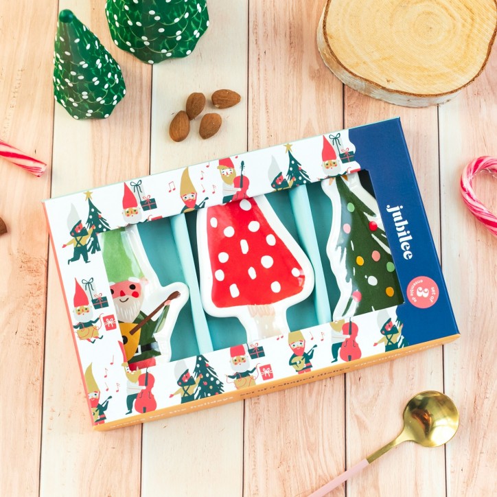 Set de 3 coupelles - Gnome for the holidays Set de 3 coupelles - Gnome for the holidays