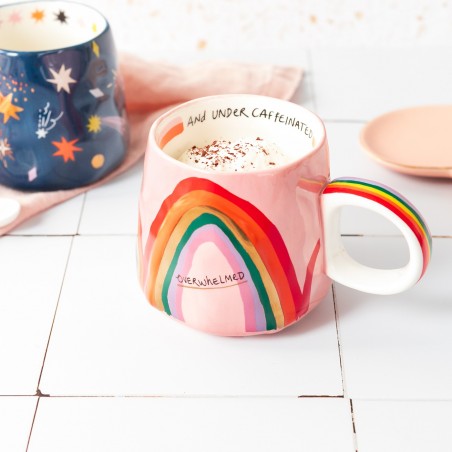 Mug Small Talk - Overwhelmed  et under caffeinated