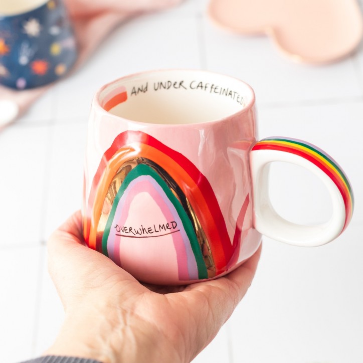 Mug Small Talk - Overwhelmed  & under caffeinated