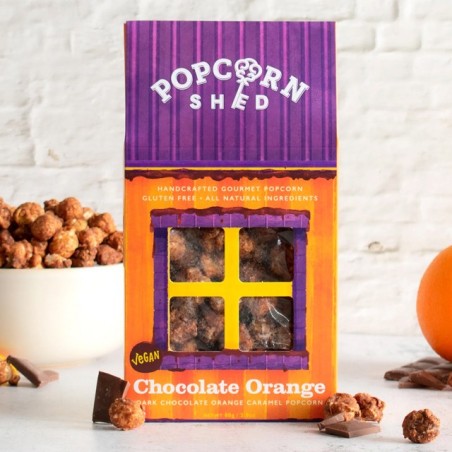 Maison Popcorn Shed - Orange - chocolat