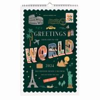 Calendrier Rifle Paper - Greetings from around the world 2024