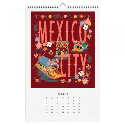 Calendrier Rifle Paper - Greetings from around the world 2024