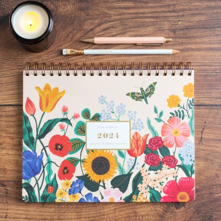 Rifle Paper 2024 planner - Blossom top