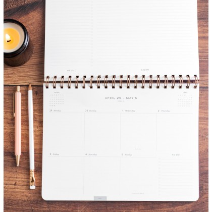 Agenda horizontal Rifle Paper 2024 - Blossom top