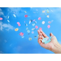 Sweethearts party scatter