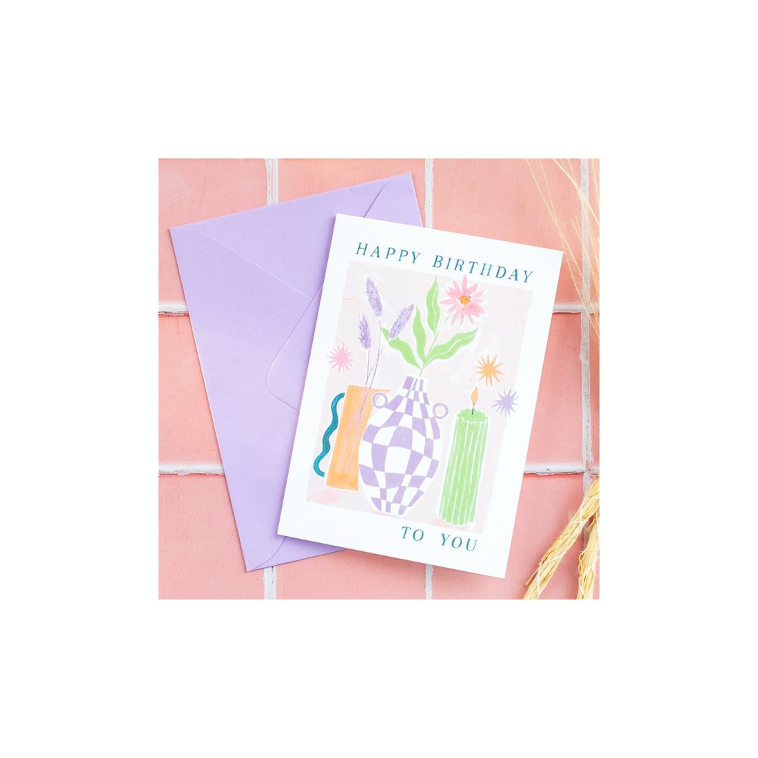 Carte d'anniversaire - Still life