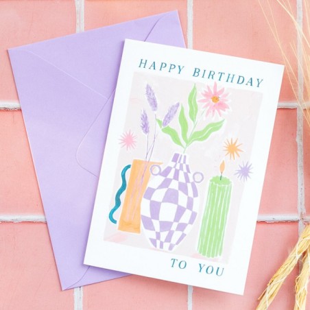 Carte d'anniversaire - Still life