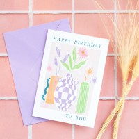 Carte d'anniversaire - Still life